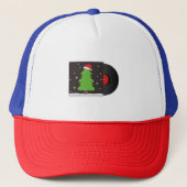 Wunderschöne Zeit mit dem Roten Weihnachtsbaum mit Truckerkappe (Vorderseite)