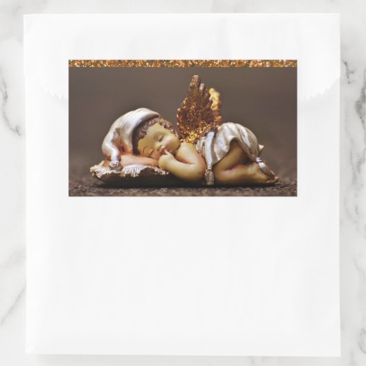 Wunderschöner Angel-Sticker Rechteckiger Aufkleber (Tasche)