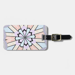 Wunderschöner atemberaubender weicher pastellfarbe gepäckanhänger