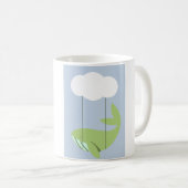 Wunderschöner Becher mit einem Wal   Kaffeetasse (VorderseiteRechts)