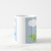 Wunderschöner Becher mit einem Wal   Kaffeetasse (Mittel)