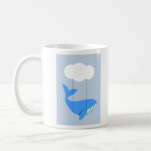 Wunderschöner Becher mit einem Wal   Kaffeetasse (Links)