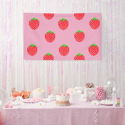 Wunderschöner Beeren-Sommer Banner (Party)