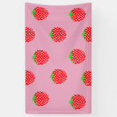 Wunderschöner Beeren-Sommer Banner (Vertikal)