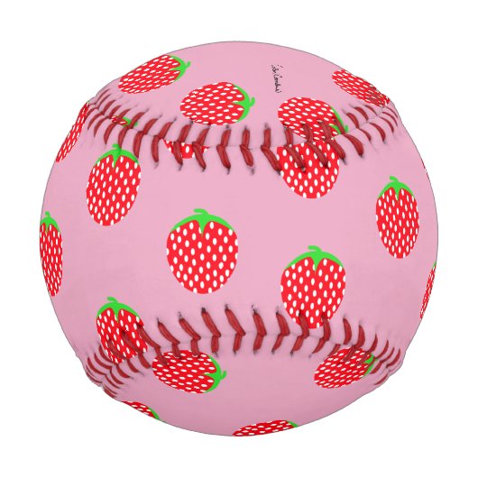 Wunderschöner Beeren-Sommer Baseball (Rückseite)