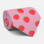 Wunderschöner Beeren-Sommer Krawatte (Gerollt)