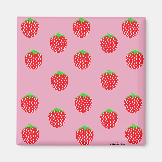 Wunderschöner Beeren-Sommer Magnet (Vorne)