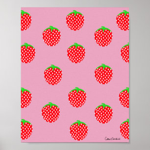 Wunderschöner Beeren-Sommer Poster