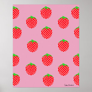 Wunderschöner Beeren-Sommer Poster