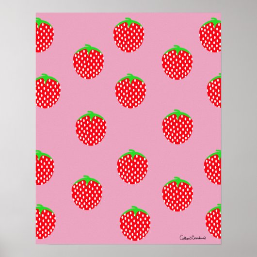 Wunderschöner Beeren-Sommer Poster (Vorne)