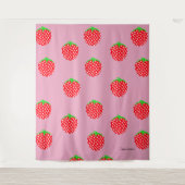 Wunderschöner Beeren-Sommer Wandteppich (Vorderseite)