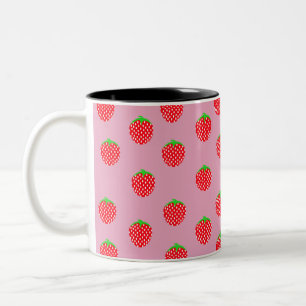 Wunderschöner Beeren-Sommer Zweifarbige Tasse