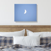 Wunderschöner Bergmond im Tageslicht Leinwand (Insitu (Schlafzimmer))
