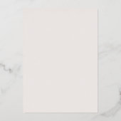 Wunderschöner Blush Vierzig & Fabulous 40. Geburts Folieneinladung (Rückseite)