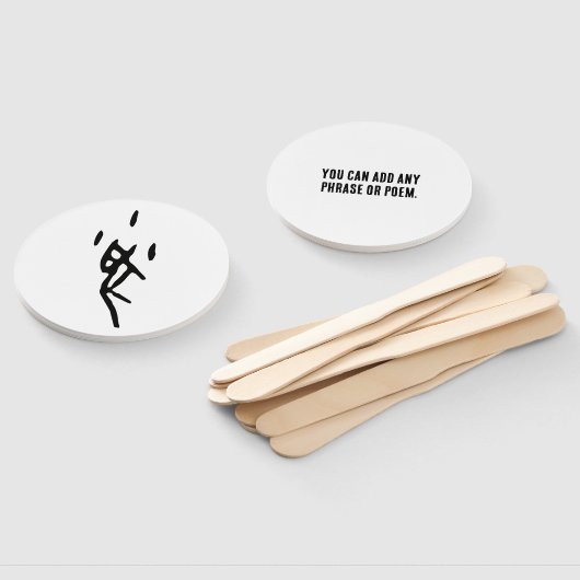 Wunderschöner chinesischer Zodiac-Rat-#001- Fächer (Non-assembled)