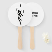 Wunderschöner chinesischer Zodiac-Rat-#001- Fächer (Vorne und Hinten)