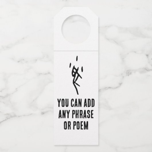 Wunderschöner chinesischer Zodiac-Rat-#001- Flaschenanhänger (Vorderseite)