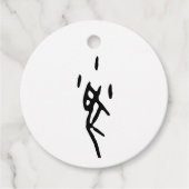 Wunderschöner chinesischer Zodiac-Rat-#001- Geschenkanhänger (Vorderseite)