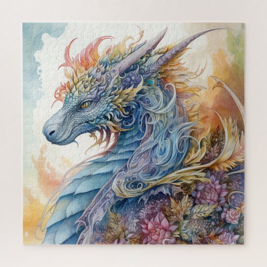 Wunderschöner Drache Puzzle (Vertikal)
