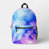 Wunderschöner farbenfroher Rucksack, einzigartig Bedruckter Rucksack (Vorderseite)