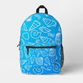 Wunderschöner farbenfroher Rucksack, einzigartig Bedruckter Rucksack (Vorderseite)