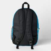 Wunderschöner farbenfroher Rucksack, einzigartig Bedruckter Rucksack (Rückseite)