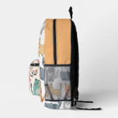 Wunderschöner farbenfroher Rucksack, einzigartiger Bedruckter Rucksack (Rechts)