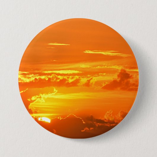 Wunderschöner Florida-Sonnenaufgang Button (Vorderseite)