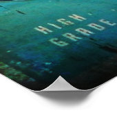 Wunderschöner, frisch gebrühter Kaffee Antike Repl Poster (Ecke)