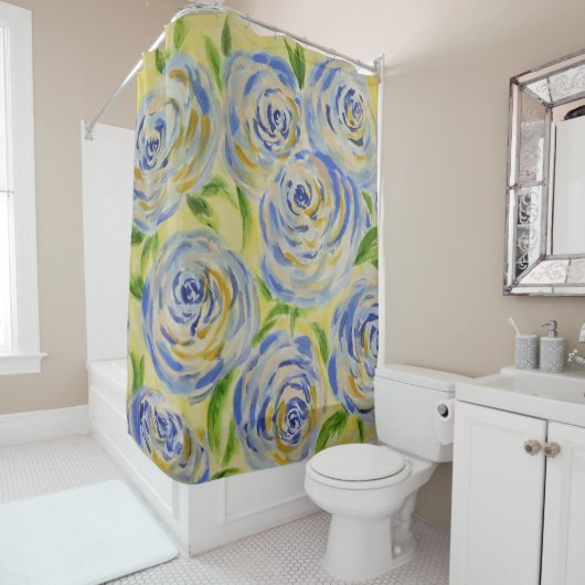 Wunderschöner Gartenduschvorhang Duschvorhang (Beispiel)