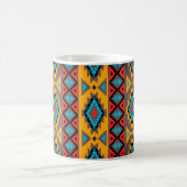 Wunderschöner geometrisch gemusterter Becher Kaffeetasse (Mittel)