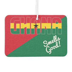 Wunderschöner Ghana-Flag Luftverbesserer Autolufterfrischer
