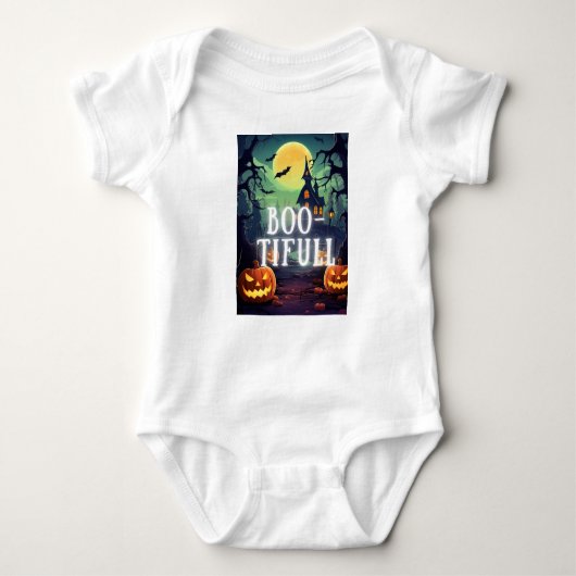 Wunderschöner Halloween Baby Jersey Bodysuit Baby Strampler (Vorderseite)