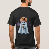 Wunderschöner Halloween-T - Shirt mit Adorable Gho (Rückseite)
