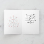 Wunderschöner Herzbaum Valentinstag Karte (Innenseite)