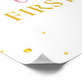 Wunderschöner Hirschblüte Erstes Jahr Foto Meilens Poster (Ecke)