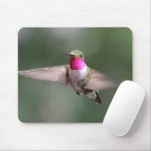 Wunderschöner Hummingbird in Flight Mouse Pad Mousepad (Mit Mouse)