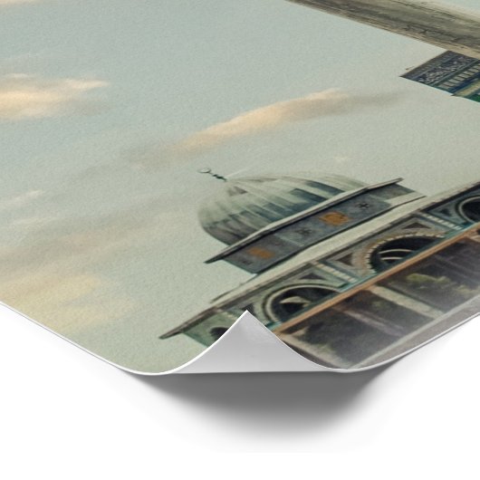 Wunderschöner Jerusalem-Dom des Rock-Designs Poster (Ecke)