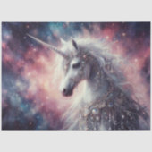 Wunderschöner, juwelengeschmückter Einhorn-DIY-Bas Seidenpapier (Vorderseite)