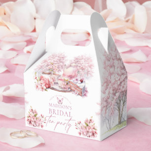 Wunderschöner Kirschblüten-Braut-Tee Geschenkschachtel