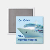 Wunderschöner Kreuzfahrtschiff-Stateroom-Türmarker Magnet (Vorderseite/Rückseite)