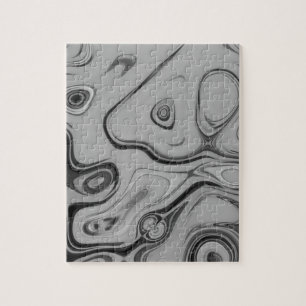 Wunderschöner Liebenswerter Aschgrauer Textur Farb Puzzle