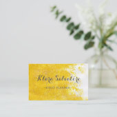 Wunderschöner perfekter Wundergelber Visitenkarte (Stehend Vorderseite)