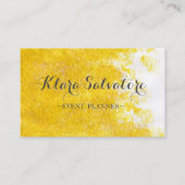 Wunderschöner perfekter Wundergelber Visitenkarte (Vorderseite)