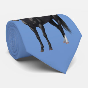 Wunderschöner Pferdehengst aus dem Schwarzen Viert Krawatte