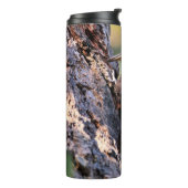 Wunderschöner Pileated Woodpecker auf dem Baum Thermosbecher (Nach links gedreht)