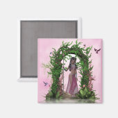 Wunderschöner Pink Elf unter dem Archway Fantasy M Magnet (Vorderseite/Rückseite)