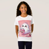 👻 🎀 wunderschöner Pinkoween T - Shirt für Girls! (Vorne ganz)