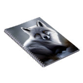 Wunderschöner Polarfuchs Notizblock (Rechte Seite)
