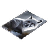 Wunderschöner Polarfuchs Notizblock (Linke Seite)